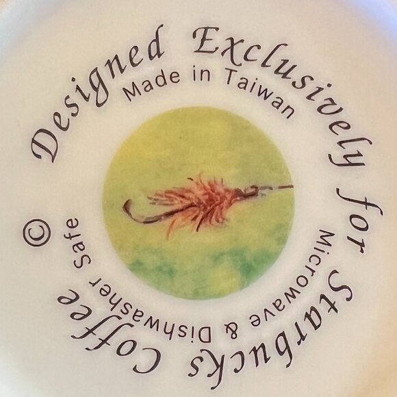 Vintage STARBUCKS Steelhead / Salmon / Rainbow Trout / Fish / Ceramic Coffee Mug - Picture 9 of 9